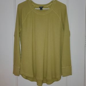 Eddie Bauer Light Green Long Sleeve Thermal, Large